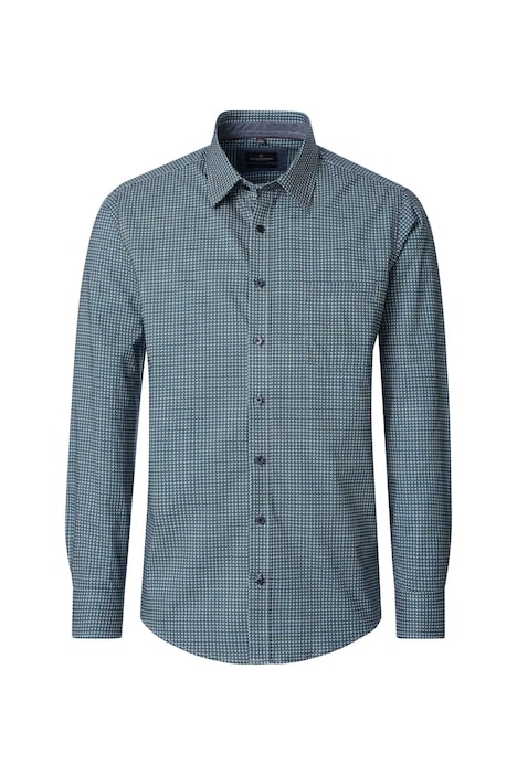 Freizeithemd Langarm Print Comfort Fit