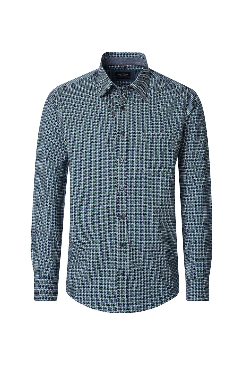Freizeithemd Langarm Print Comfort Fit