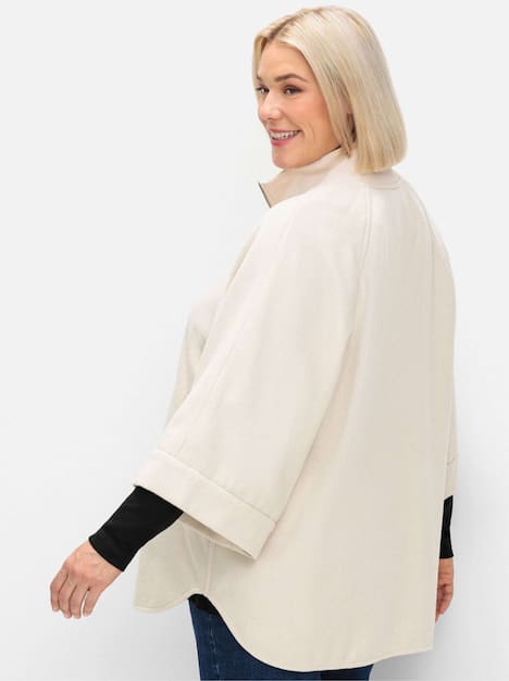 Jacke 3/4-Arm Uni Stehkragen