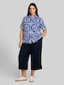 Loose Fit Bluse mit Leinenanteil