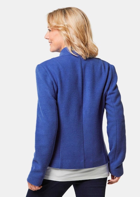GOLDNER Blazer Blazer met geraffineerd ontworpen kraag