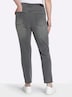 Jeans Slim-fit-Jeans mit Zipper am Saum normal Formbund