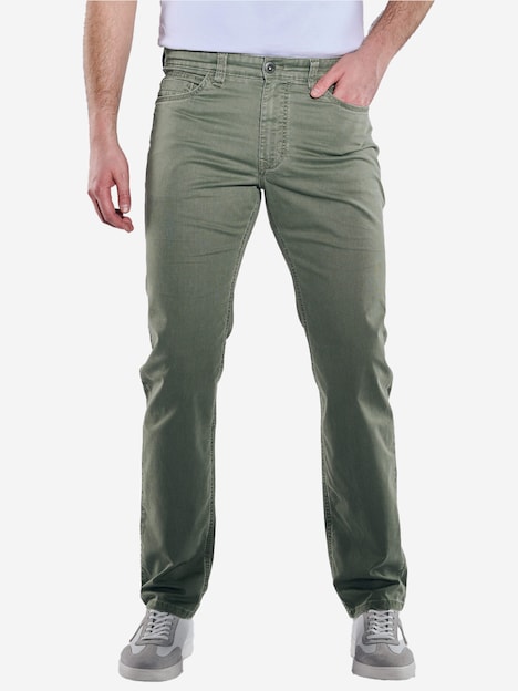 Herren 5-Pocket-Hose regular , Khaki