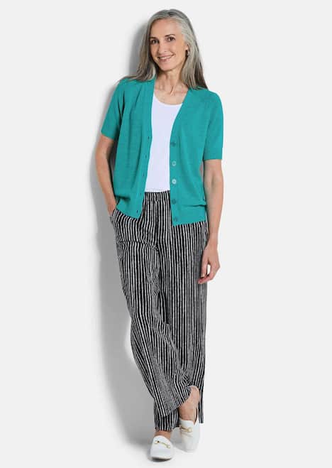 Damen Cardigan in Pink, Halbarm