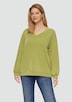 Scuba-Sweatshirt mit V-Ausschnitt