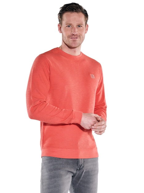 Herren Rundhals Shirt , Rot