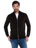 engbers Herren Cardigan uni , Schwarzbraun
