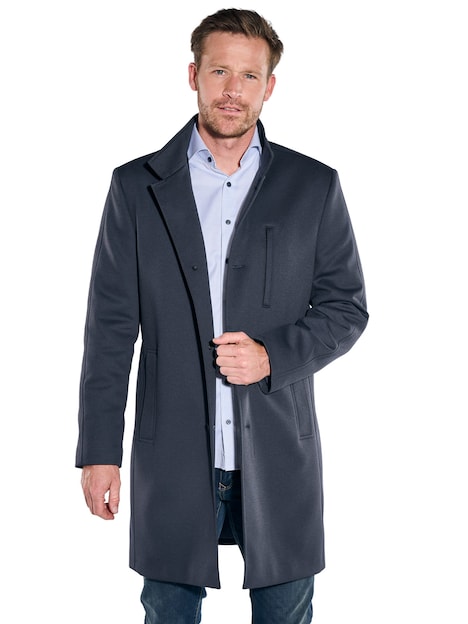 Herren Mantel , Saphirblau