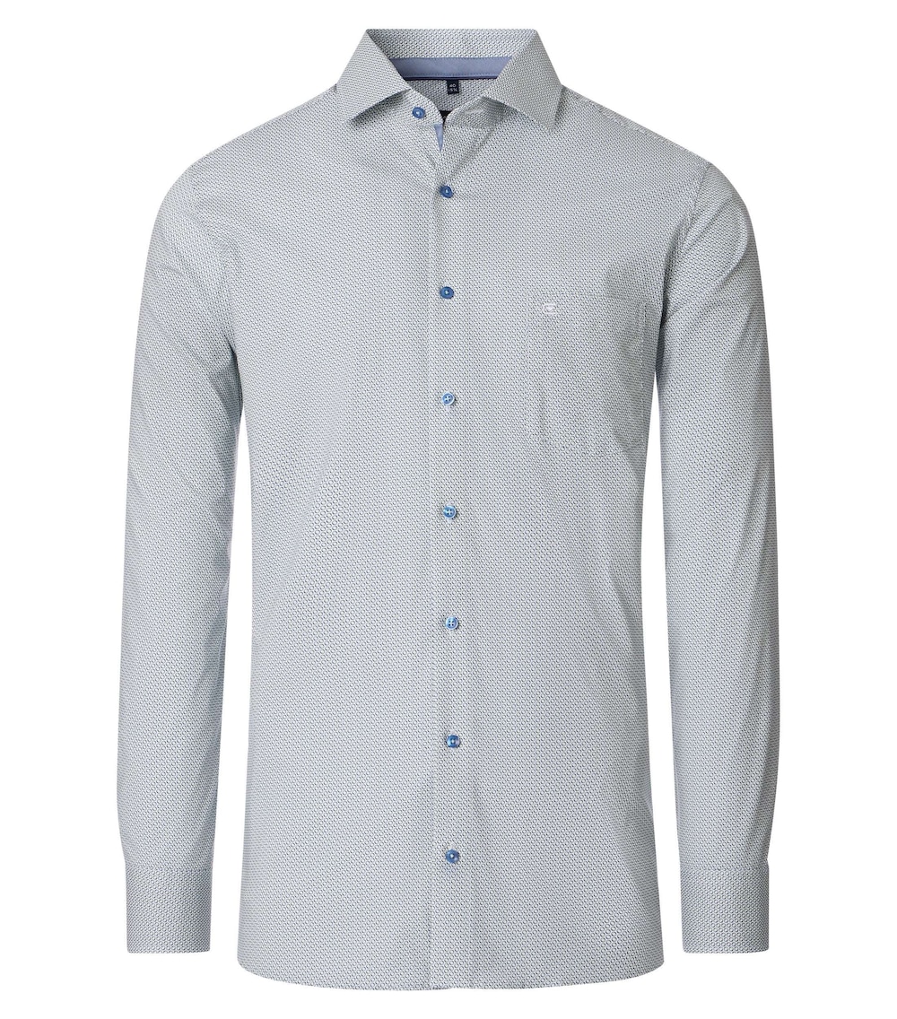 Businesshemd Print Modern Fit