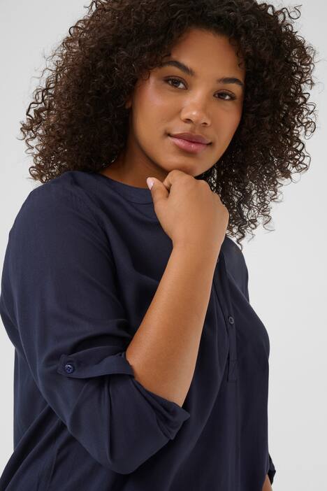 Langarm-Bluse Regular fit