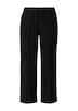 Wide-Leg-Hose aus Leinenmix mit elastischem Bund