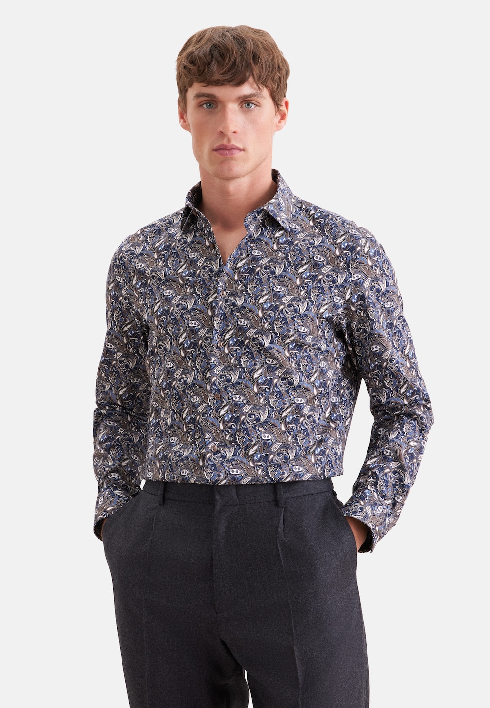 Herren Business Hemd - Druck