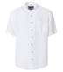 Leinenhemd Kurzarm uni Casual Fit