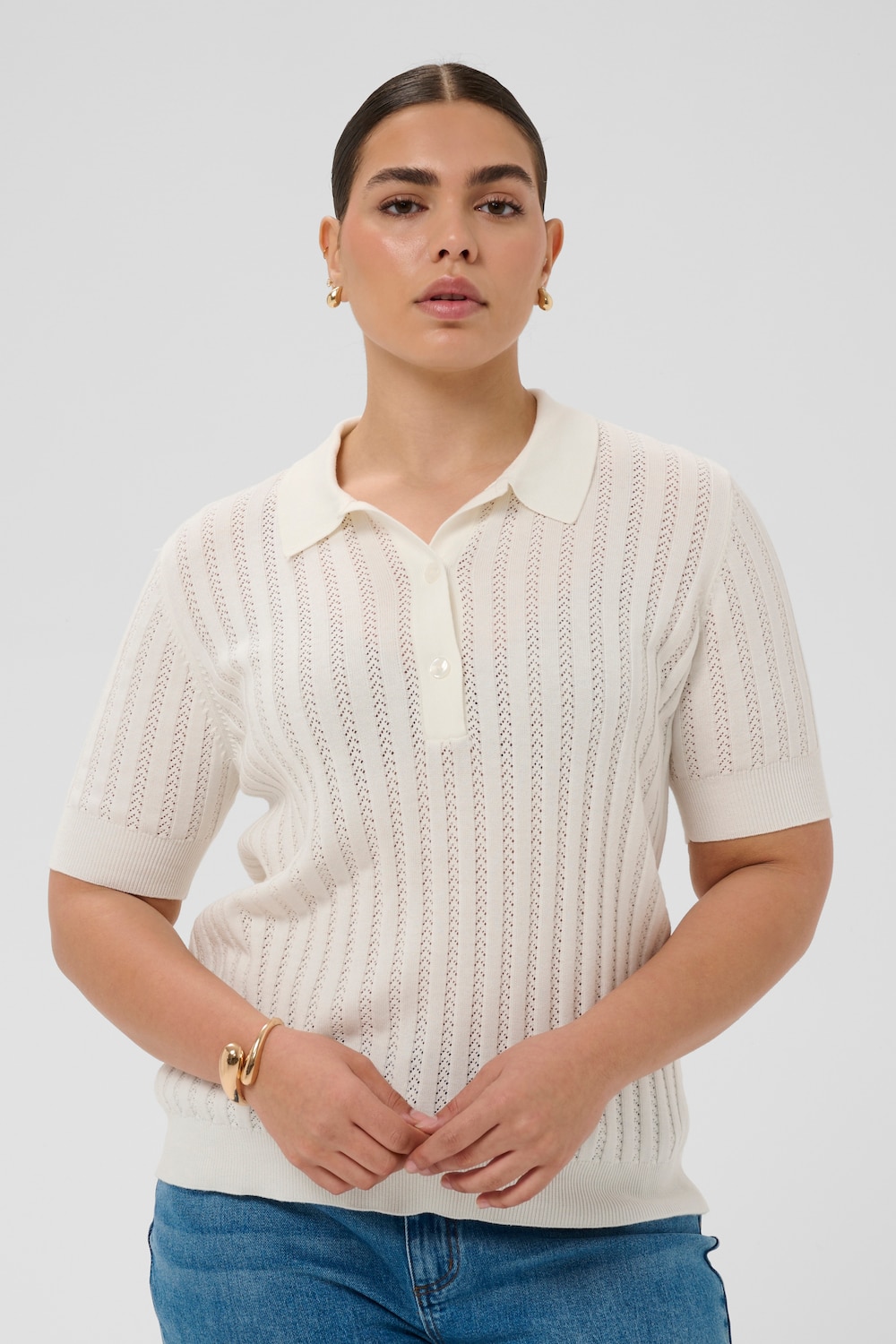 Kurzarm-Bluse Regular fit