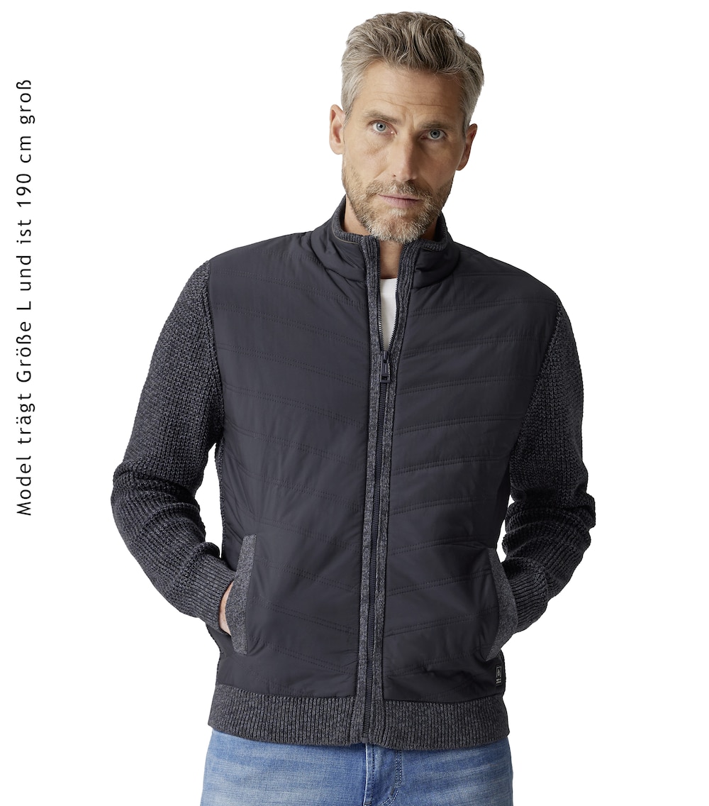 Strickjacke uni