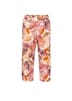 GOLDNER Broek met print Zomerse gedessineerde broek