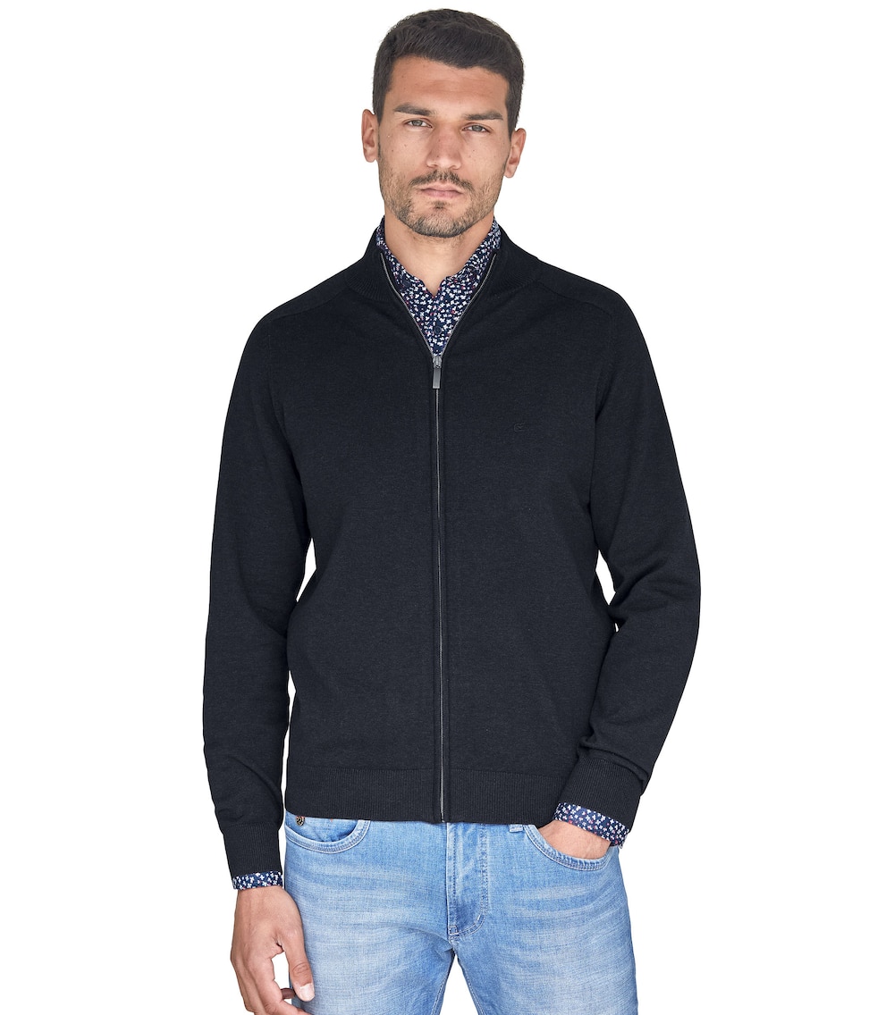 Strickjacke uni
