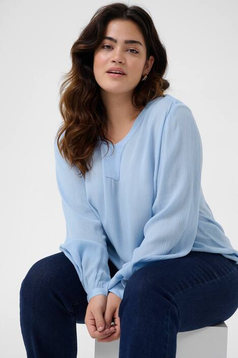 Langarm-Bluse Regular fit