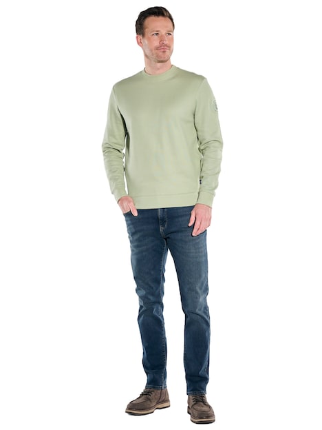 Herren Sweatshirt , Hellgruen