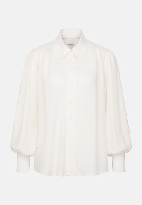 Damen Ausgestellte Bluse - Uni