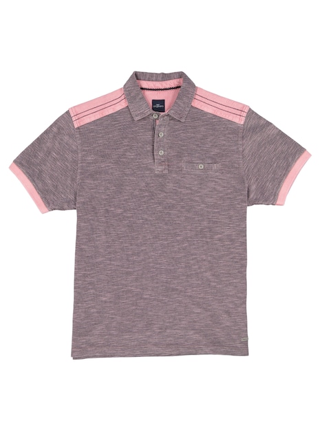 Herren Poloshirt , Rosa