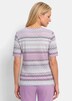 Jersey shirt met geometrische all-over print