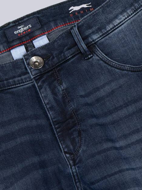 engbers Herren Super-Stretch-Jeans regular , Marineblau