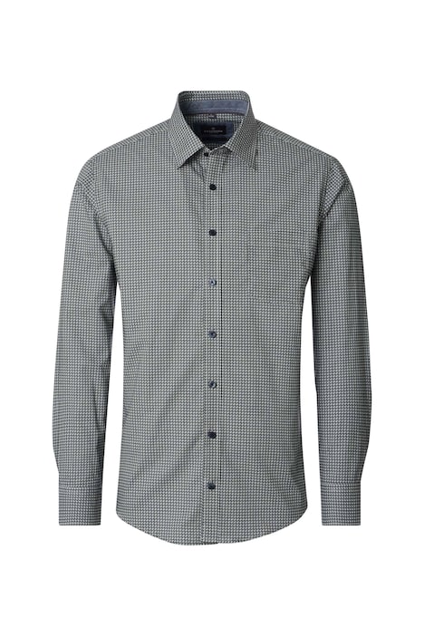 Freizeithemd Langarm Print Comfort Fit