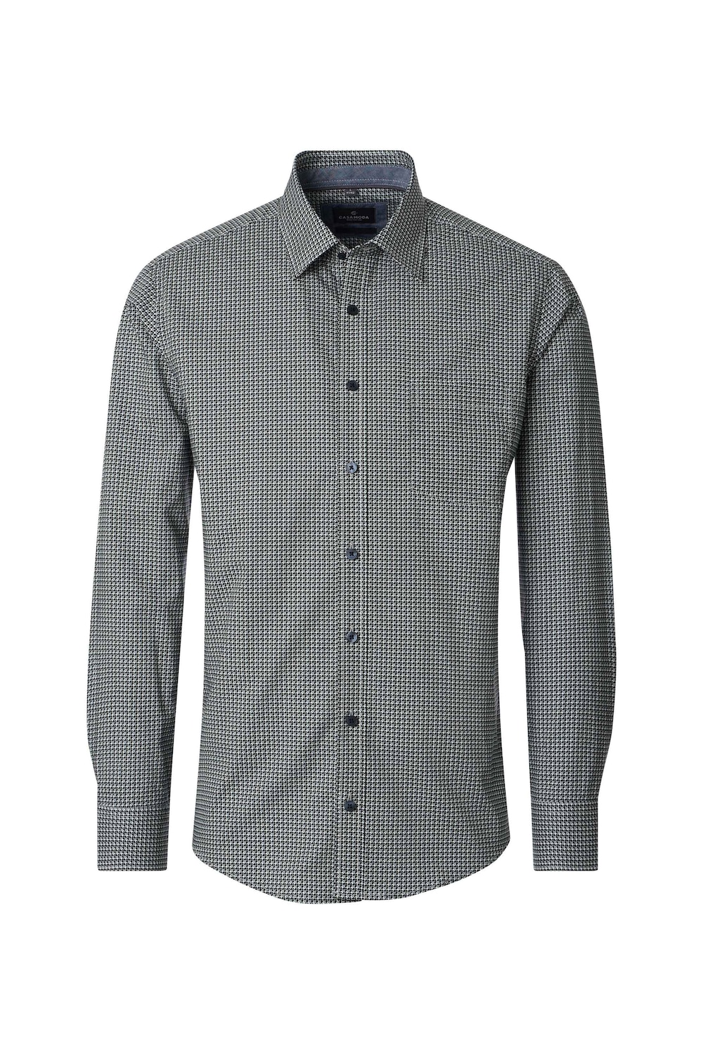 Freizeithemd Langarm Print Comfort Fit