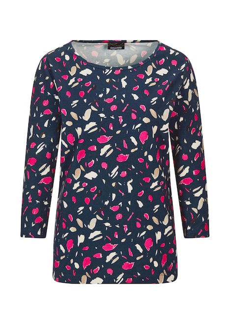 Florales Jerseyshirt mit Paisley-Muster