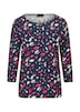 Florales Jerseyshirt mit Paisley-Muster