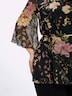 Tunika Tunika mit floralem Alloverprint 3/4-Arm