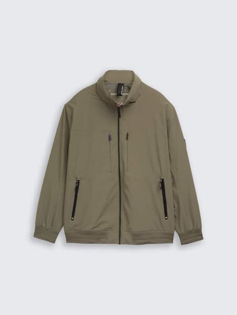 Blouson Jacke mit verstaubarer Kapuze