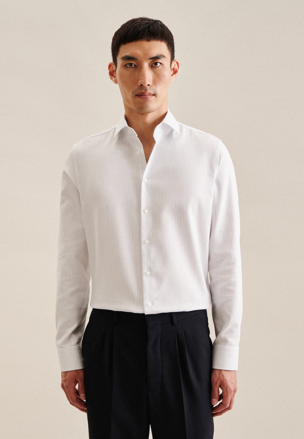 Herren Business Hemd - Streifen