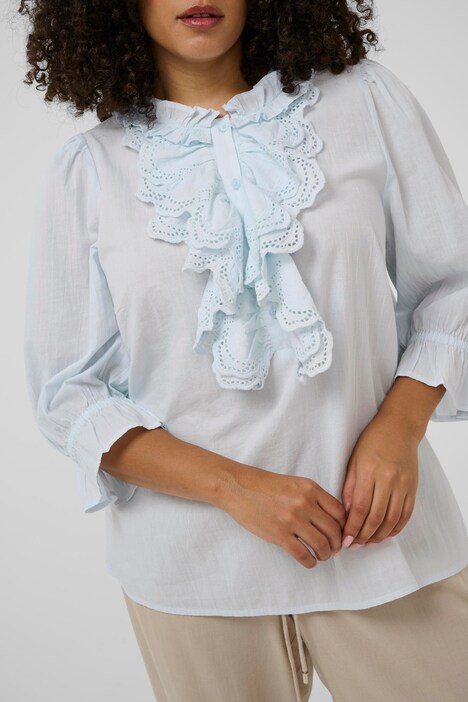 Langarm-Bluse Regular fit