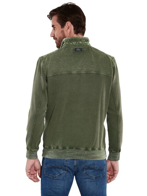 engbers Herren Sweatshirt mit Stehbund , Oliv