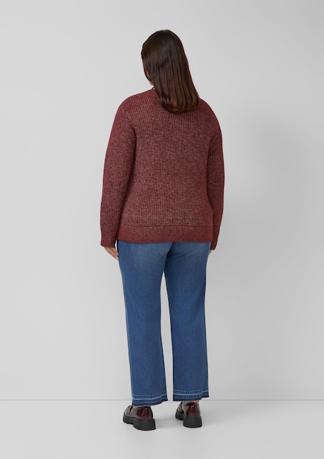 Strickpullover aus Wollmix