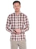 Herren Hemd langarm , Feuerrot