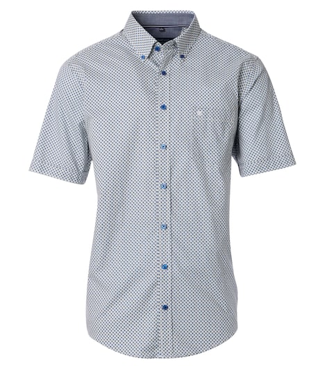 Freizeithemd Kurzarm Print Comfort Fit