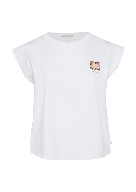 Baumwollshirt mit kleinem Print