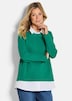 GOLDNER Sweatshirt Sweatshirt in 2-in-1-look