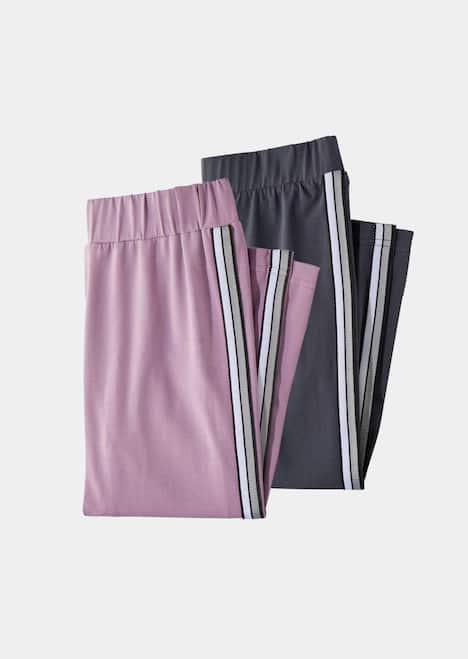 GOLDNER Legging met smalle pijpen Twee leggings