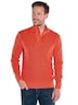 Herren Pullover Polokragen , Orange