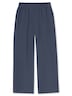 Schiesser Damen Schlafanzug Casual Nightwear blaugrau