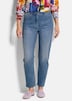 Baumwoll-Stretch Mom Jeans SARA