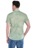 Herren Kurzarm-Hemd strukturiert , Hellgruen