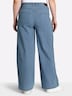 Jeans Jeans mit geflochtenen Streifen am weiten Bein normal Formbund