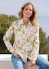 Viskosebluse mit floralem Muster