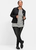 Jeansjacke Langarm Uni Hemdkragen