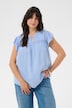 Blouse met korte mouwen A-shape